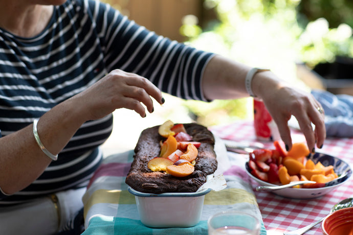 Recipe: Peach + Pecan Gingerbread