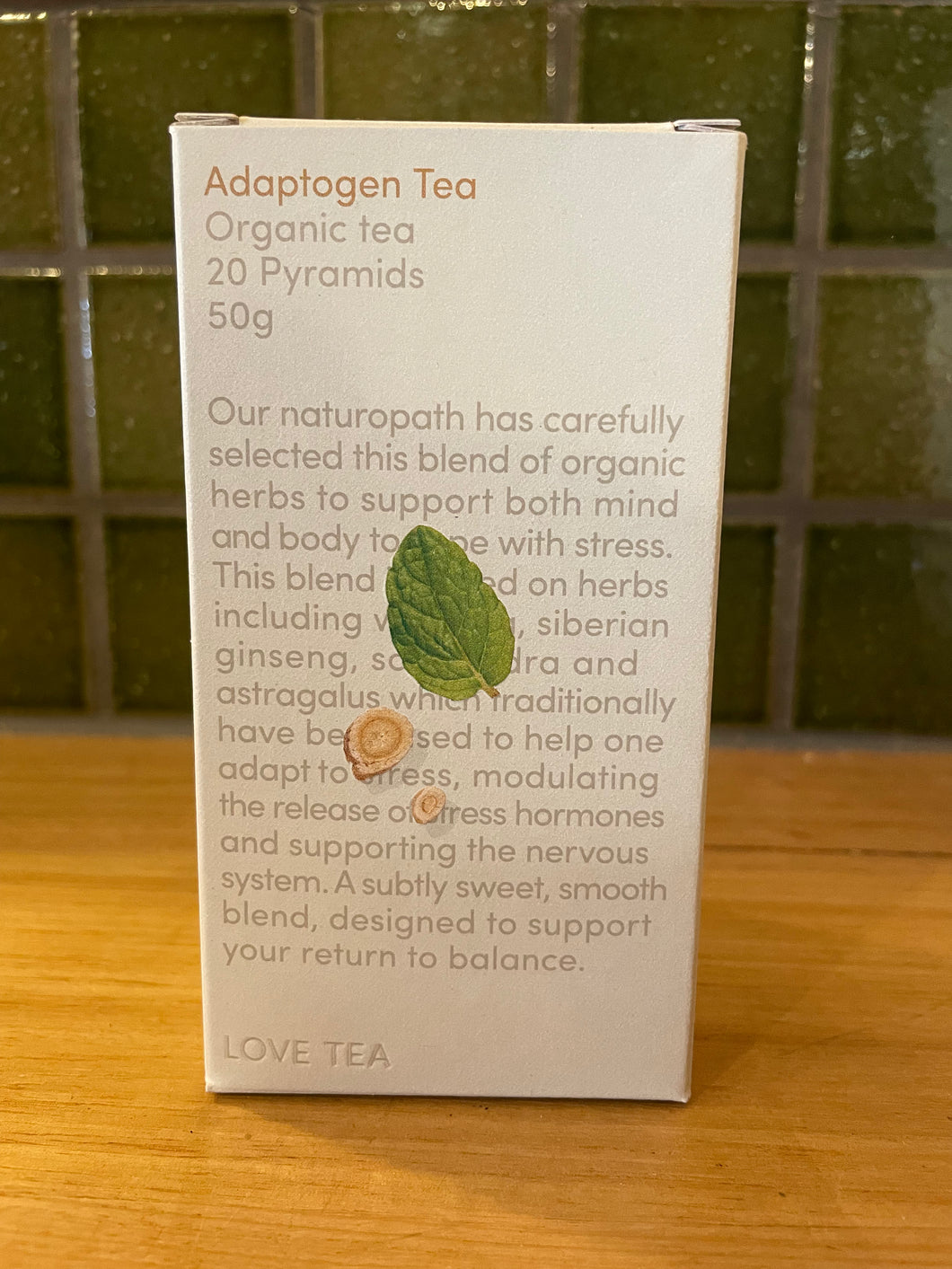 Love Tea Organic Adaptogen Tea 20pk 50g