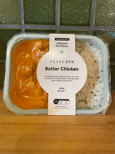 Foxes Den Butter Chicken with Rice 400g