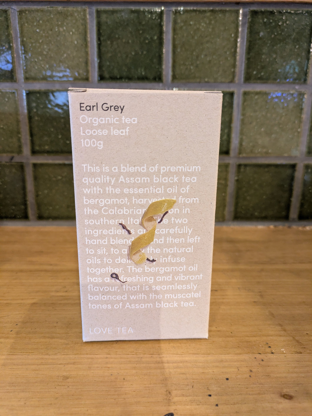 Love Tea Organic French Earl Grey Tea Loose Leaf 100g