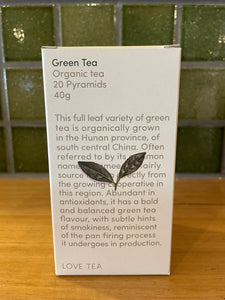 Love Tea Organic Green Tea 20pk 40g