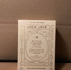 Loco Love Twin Butter Caramel Pecan Chocolate 70g