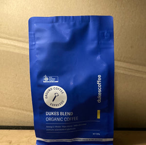Dukes Coffee Organic Dukes Blend Ground 200g