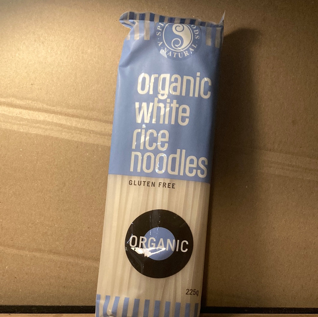 Spiral White Rice Noodles Organic 225g