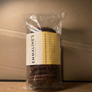 Emmaline's Adelaide Hills Chocolate Fudge Biscuits 350g