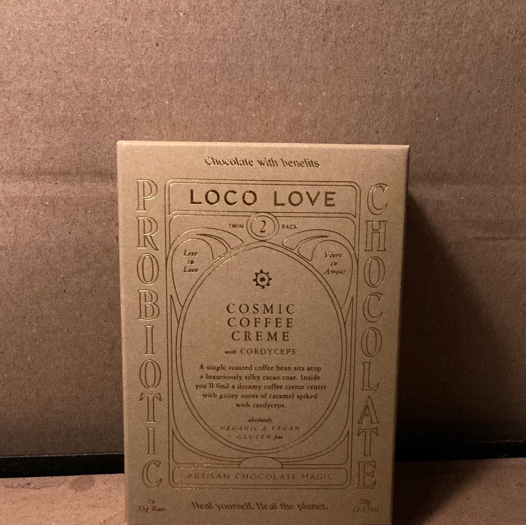 Loco Love Twin Cosmic Coffee Creme Chocolate 70g