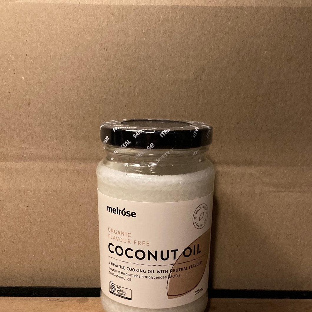 Melrose Coconut Oil Flavour Free 325ml