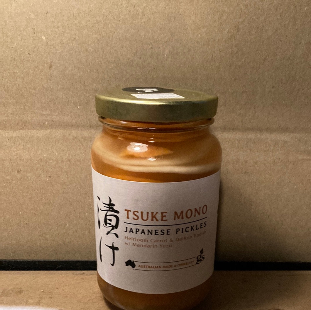 Tsuke Mono Heirloom Carrot & Daikon Radish w/ Mandarin Yuzu Japanese Pickles 400g
