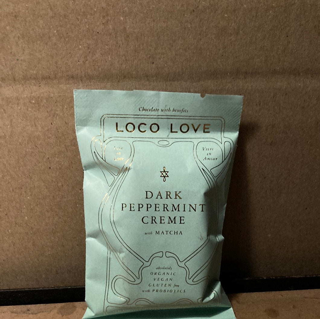 Loco Love Dark Peppermint Creme Chocolate 30g