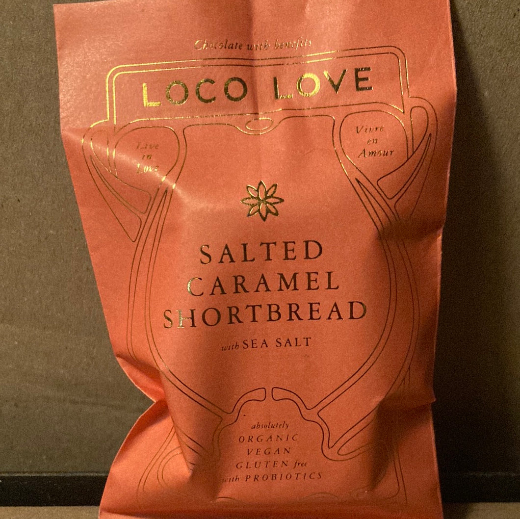 Loco Love Salted Caramel Shortbread 30g