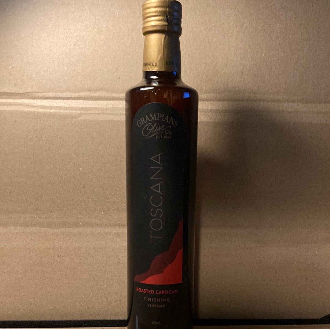 Grampians Roasted Capscium Finishing Vinegar 500ml Rhubarb Rhubarb