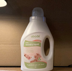 Abode Laundry Liquid Baby Fragrance Free 1L