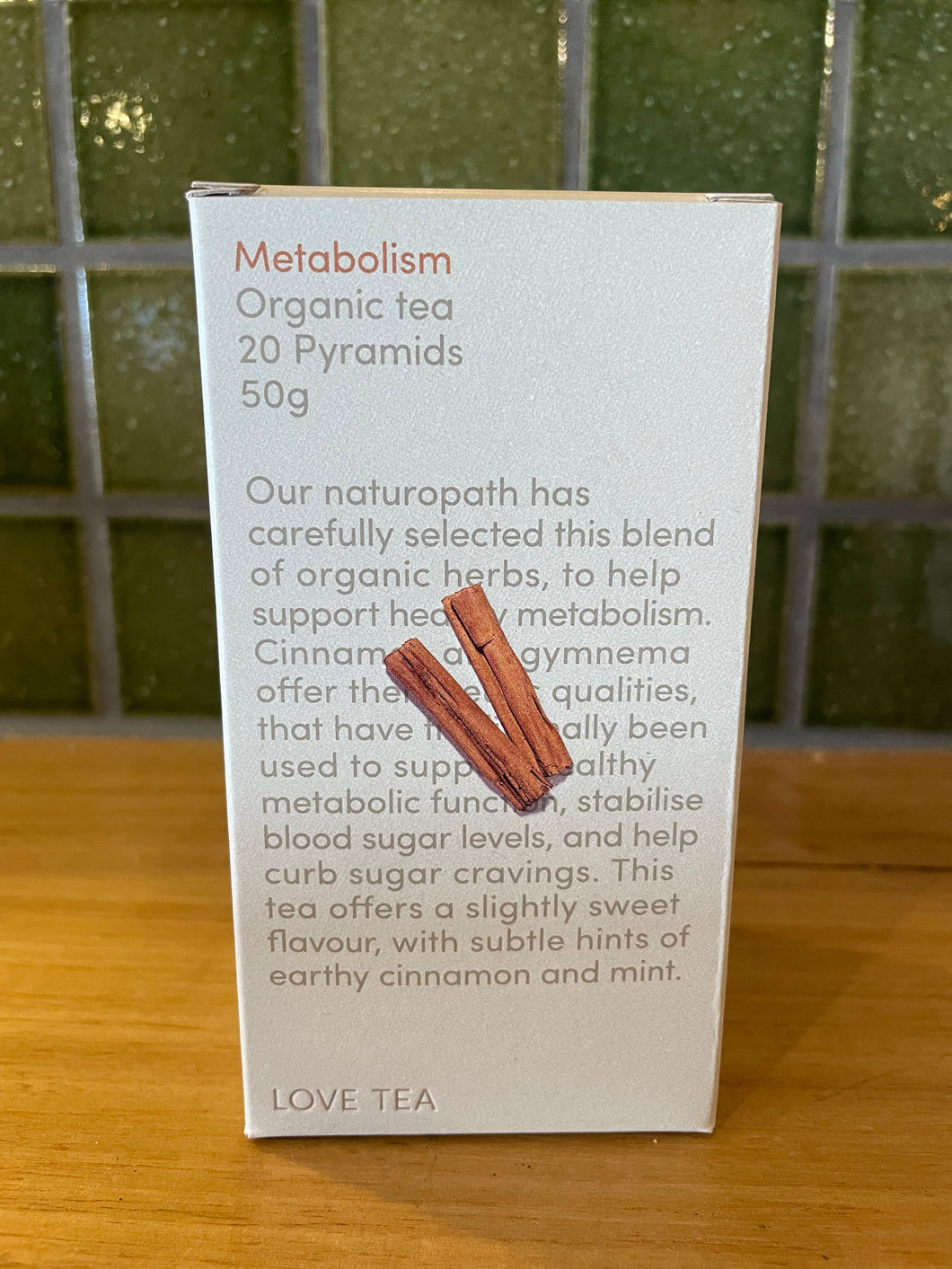 Love Tea Organic Metabolism Tea 20pk 50g