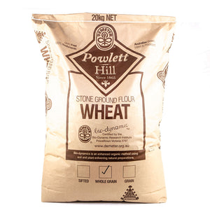 Powlett Hill Flour Wheat Stoneground Whole 20kg [BULK PREORDER]