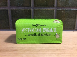 True Organics Butter Unsalted 250g
