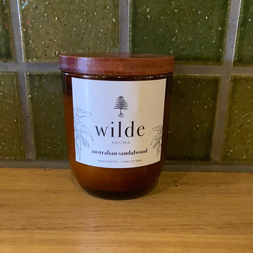 Wilde Aroma Candle Australian Sandlewood