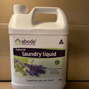 Abode Laundry Liquid Lavendar & Mint 4L