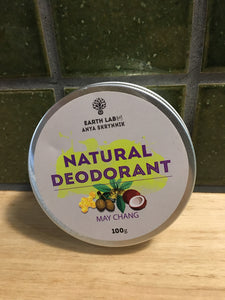 Earth Lab Natural Deodorant - Various/May Chang 100g