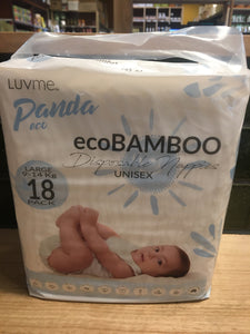 Luvme Disposable Nappies Large 18pk