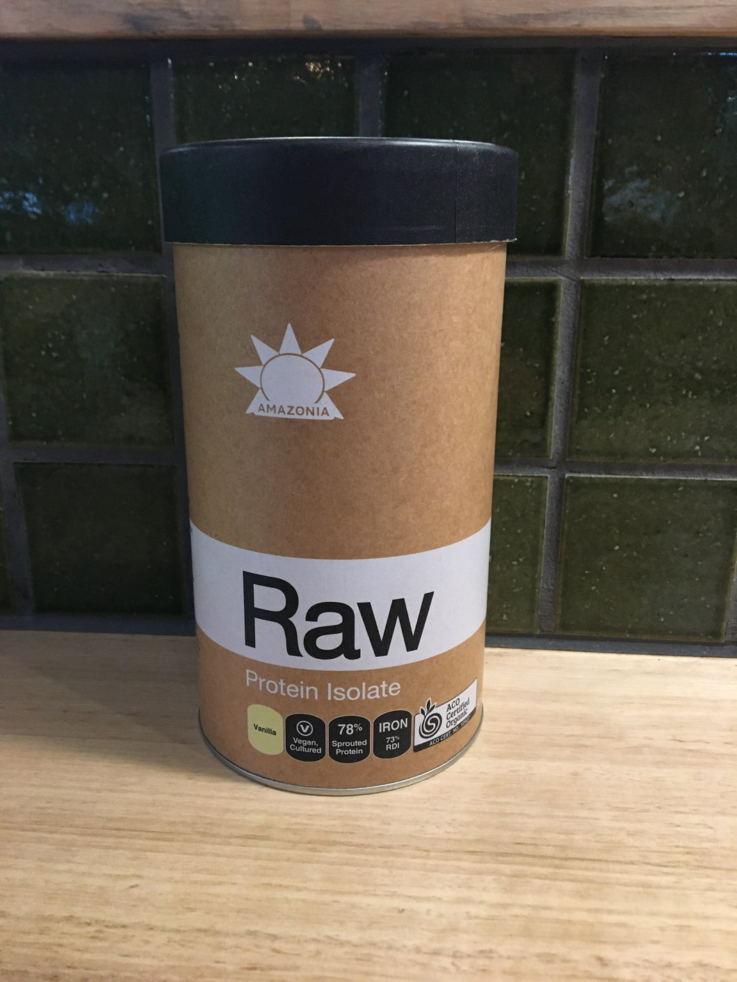 Amazonia Raw Protein Isolate (Natural Pea/Rice) Vanilla 500g