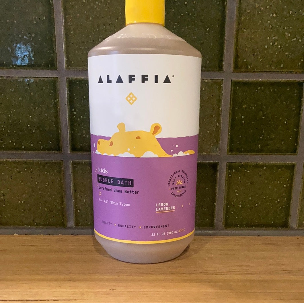 Alaffia Kids Bubble Bath Lemon Lavender 950ml