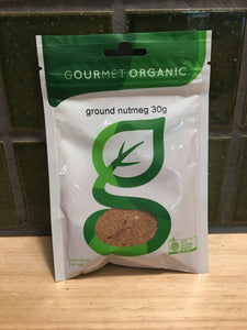 Gourmet Organic Herbs Ground Nutmeg 30g