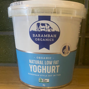 Barambah Yoghurt Low Fat 1kg