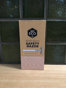 Ever Eco Safety Razor Rose Gold+10 Replacement Blades