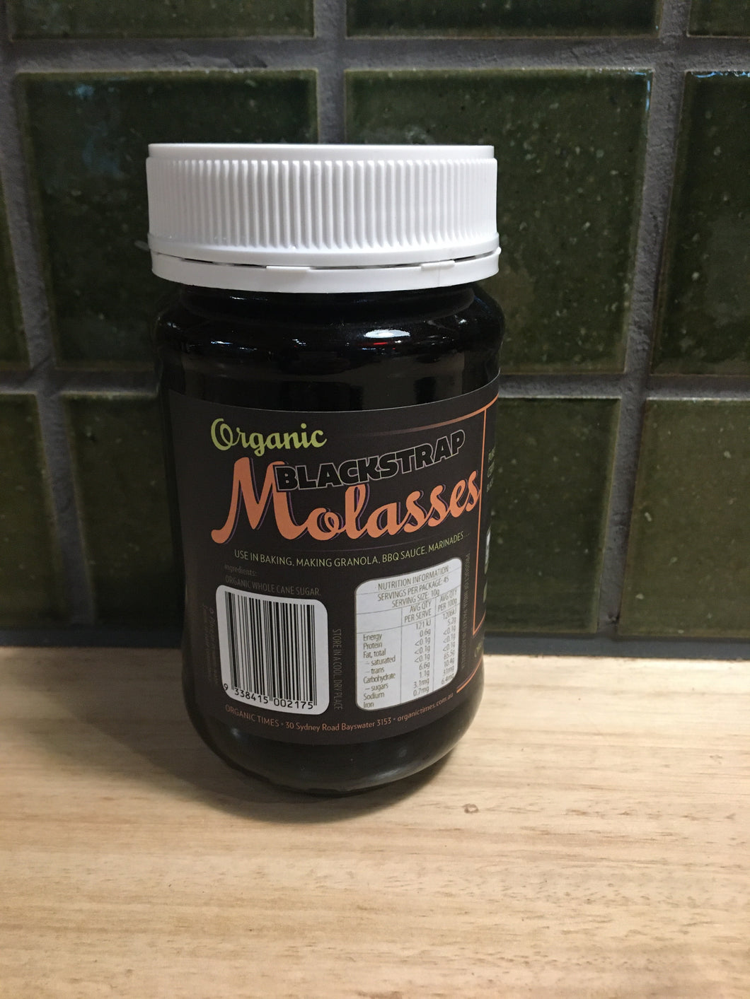 Organic Times Blackstrap Molasses 400g