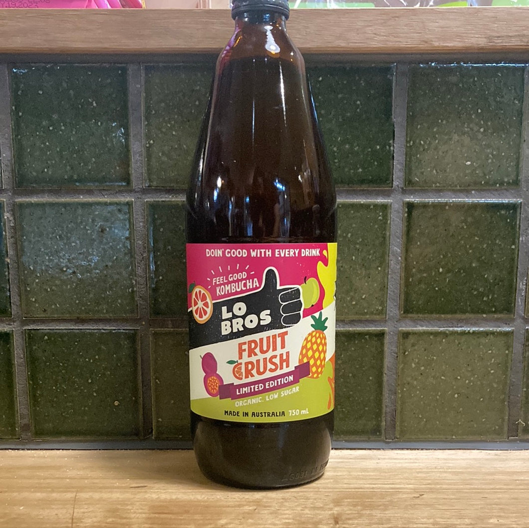 Lo Bros Kombucha Fruit Crush 750mL
