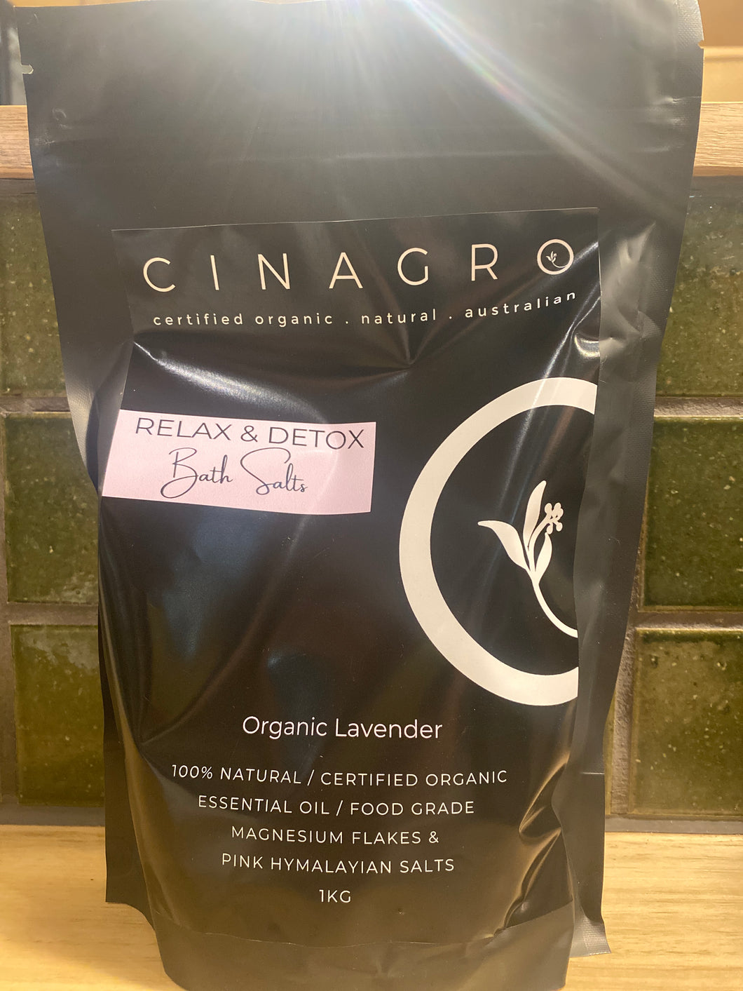 Cinagro Bath Salts Lavender 1kg