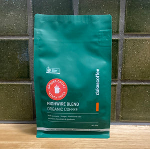 Dukes Coffee Organic Highwire Blend Ground 200g