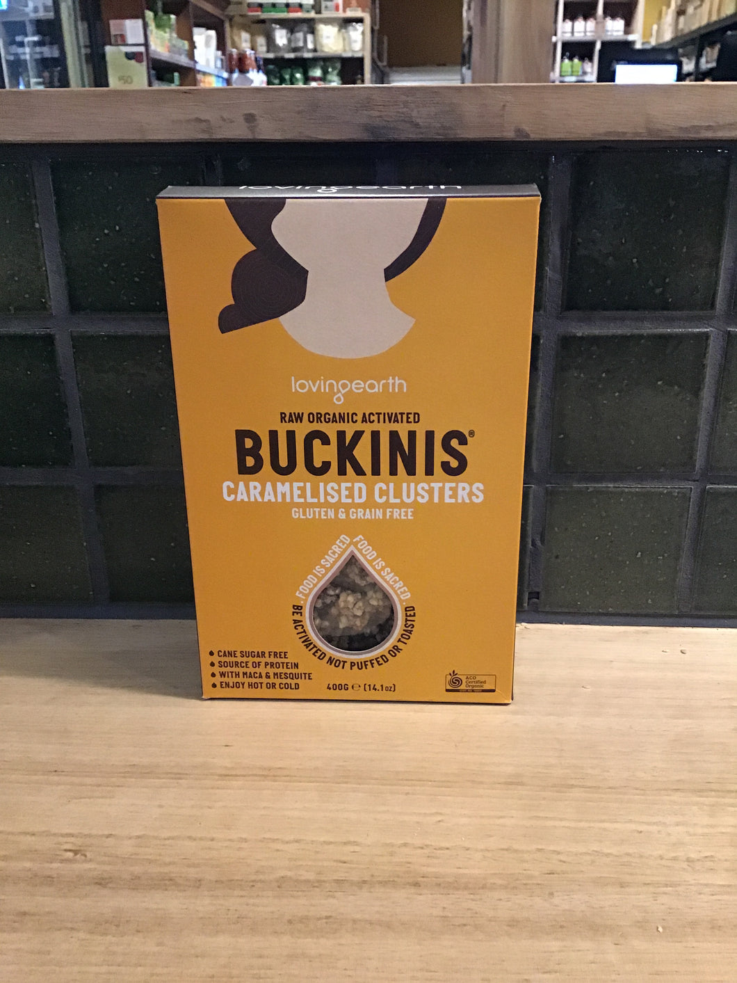 Loving Earth Buckinis Caramelised Clusters 400g