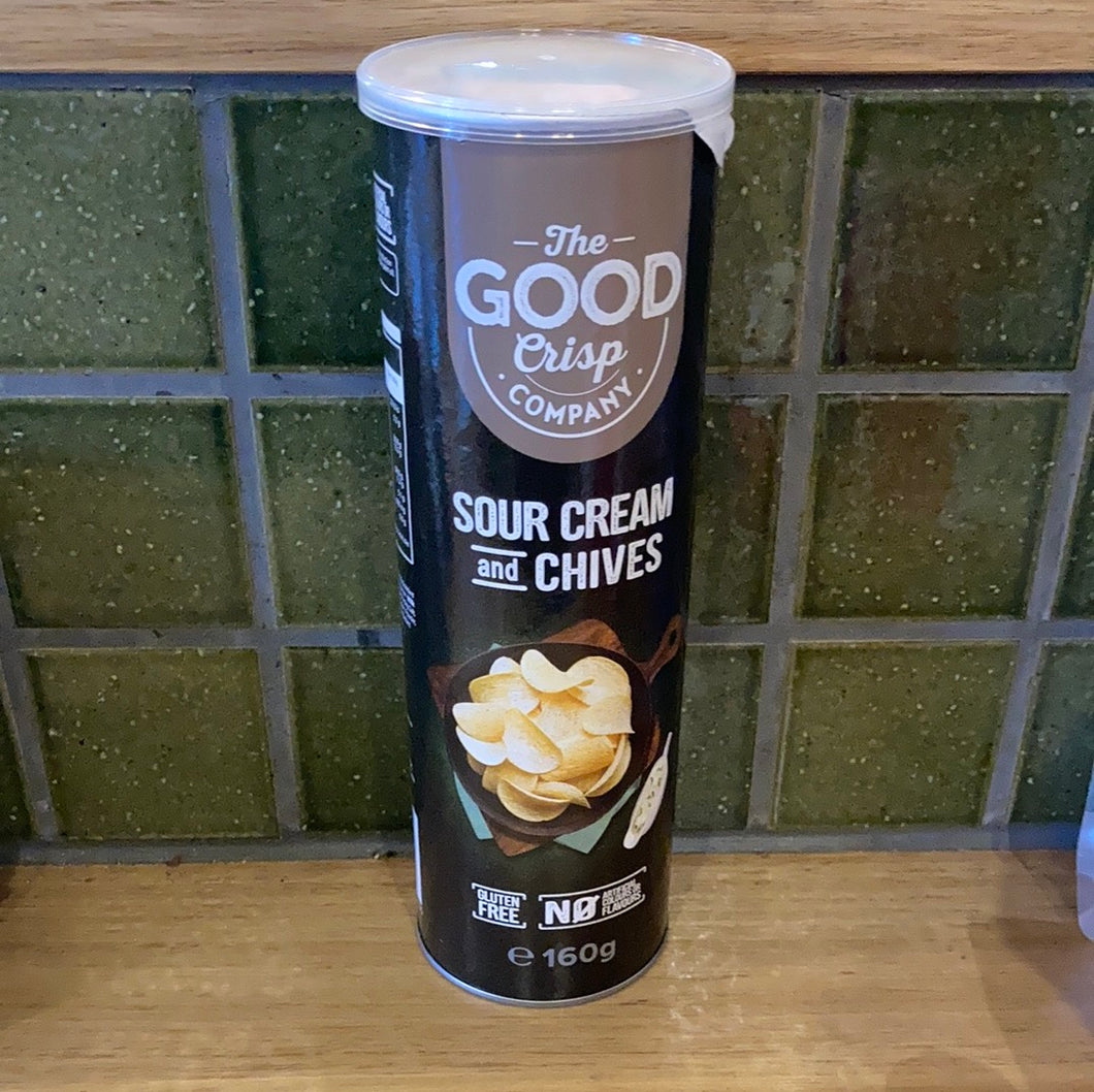 The Good Crisp Company Sour Cream and Chives 160g