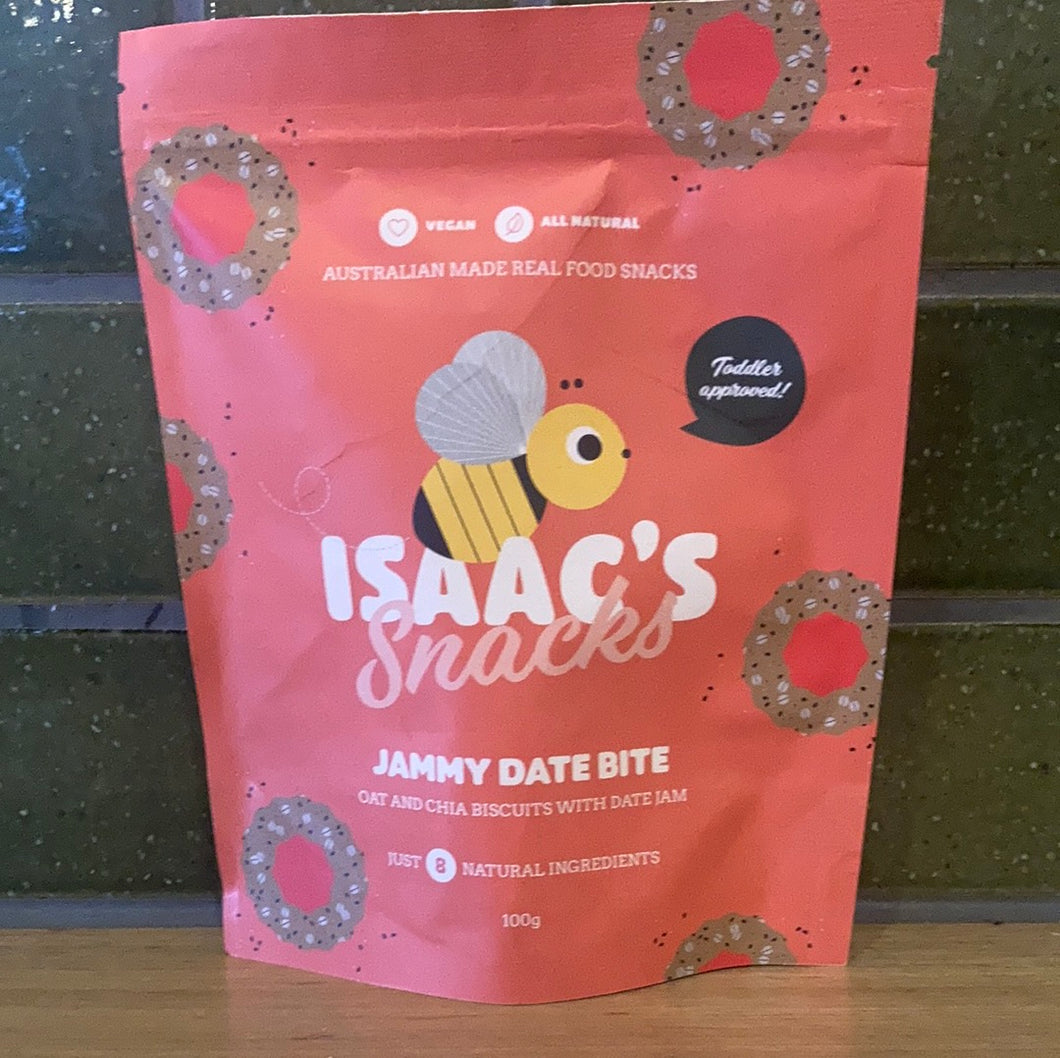 Isaac's Snacks Jammy Date Bite 100g