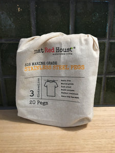 That Red House Stainless Steel Pegs 20pk