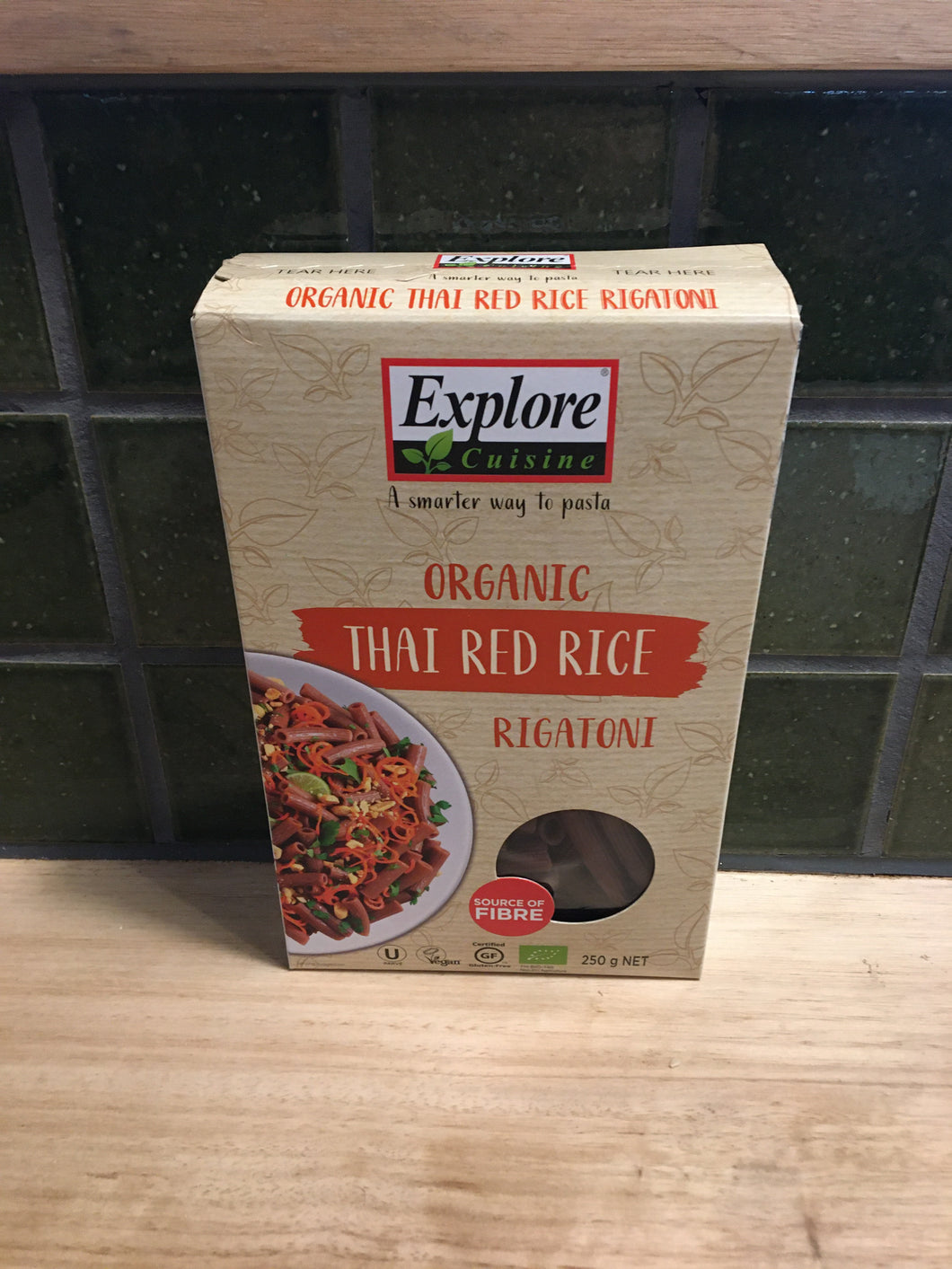 Explore Cuisine Thai Red Rice Rigatone 250g