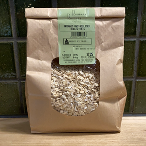 Organic Unstabilised Rolled Oats 1kg