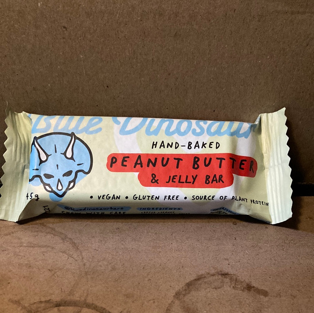 Blue Dinosaur Paleo Bar Vegan Peanut Butter & Jelly 45g
