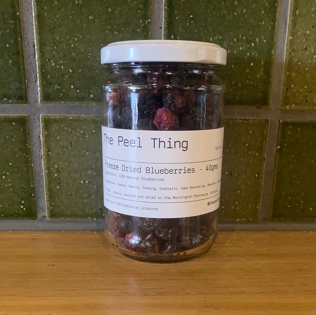 The Peel Thing Freeze Dried Whole Blueberries 40g
