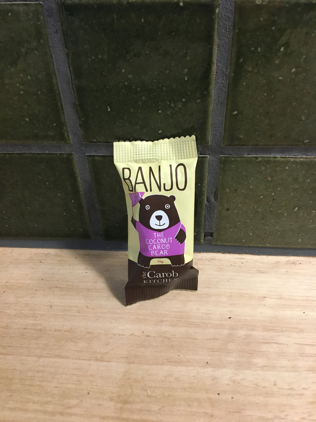 The Carob Kitchen Banjo Bear Vegan Coconut 15g