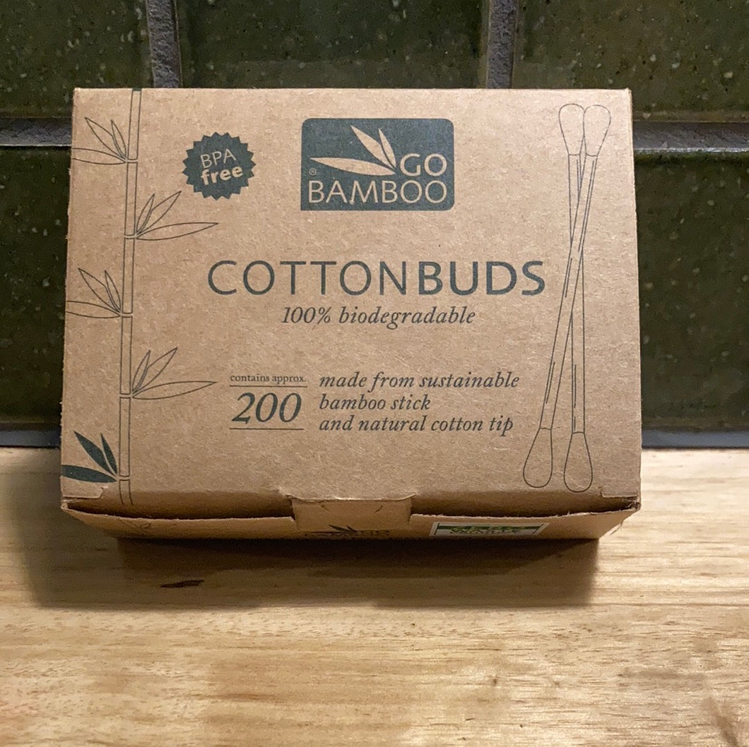 Go Bamboo Cotton Buds 200pk