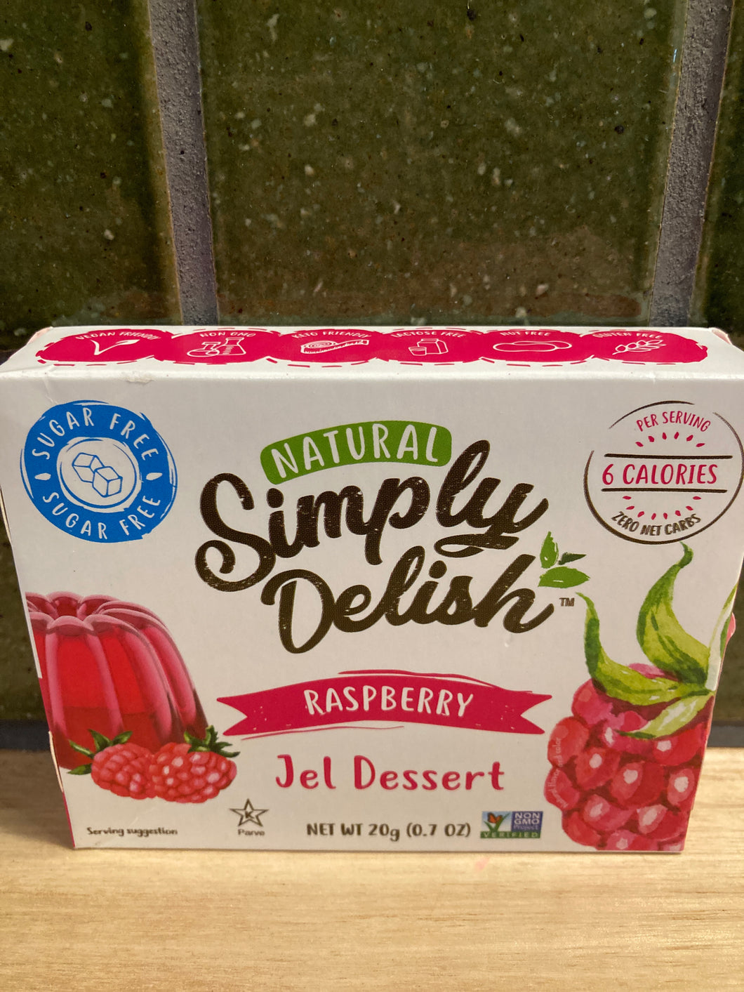 Simply Delish Raspberry Jel Dessert 20g
