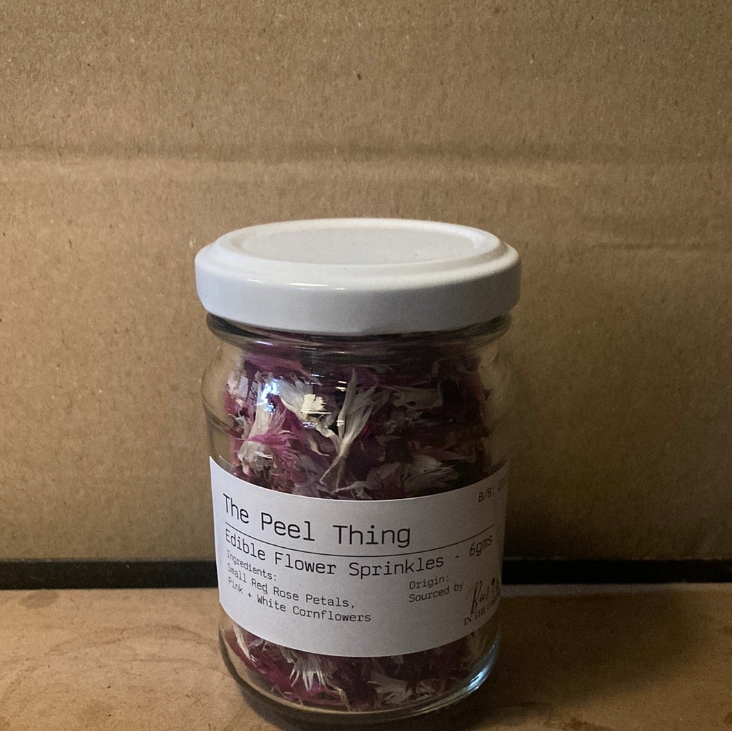 The Peel Thing Edible Flower Sprinkles 6g