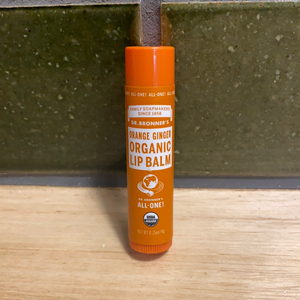 Dr Bronner's Lip Balm Orange Ginger 4g