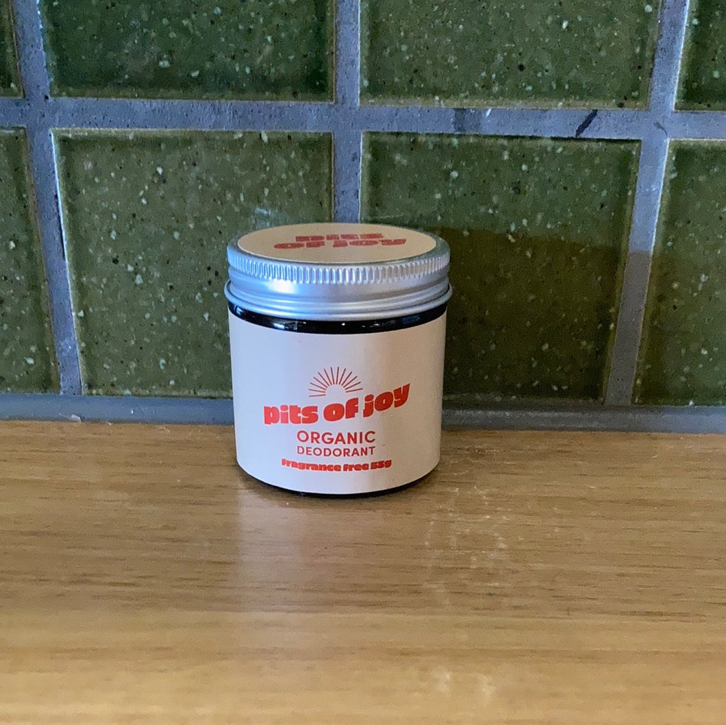 Pits of Joy Deodorant Fragrance Free 55g