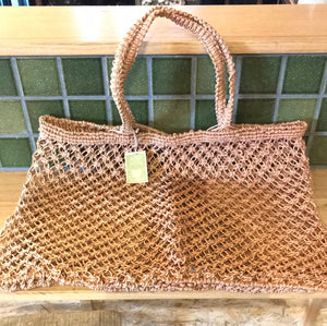 AGD Jute String Shopper Rust