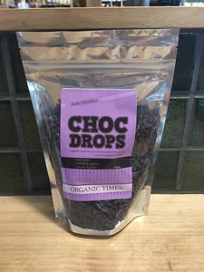 Organic Times Choc Drops Dark Chocolate 500g