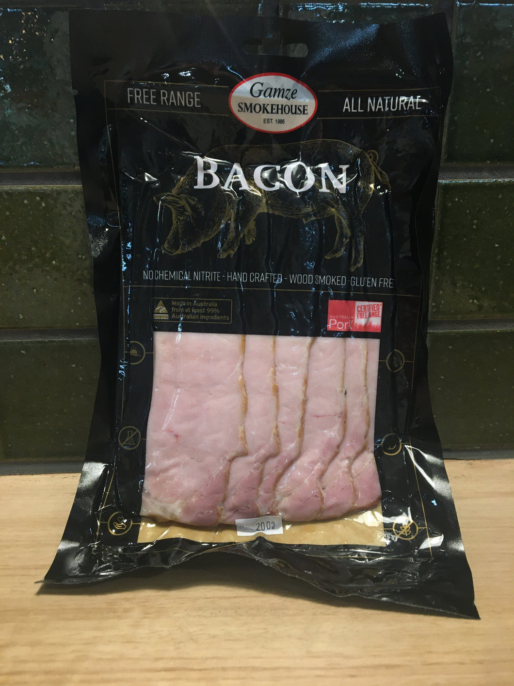 Gamze Smokehouse Free Range Bacon 200g