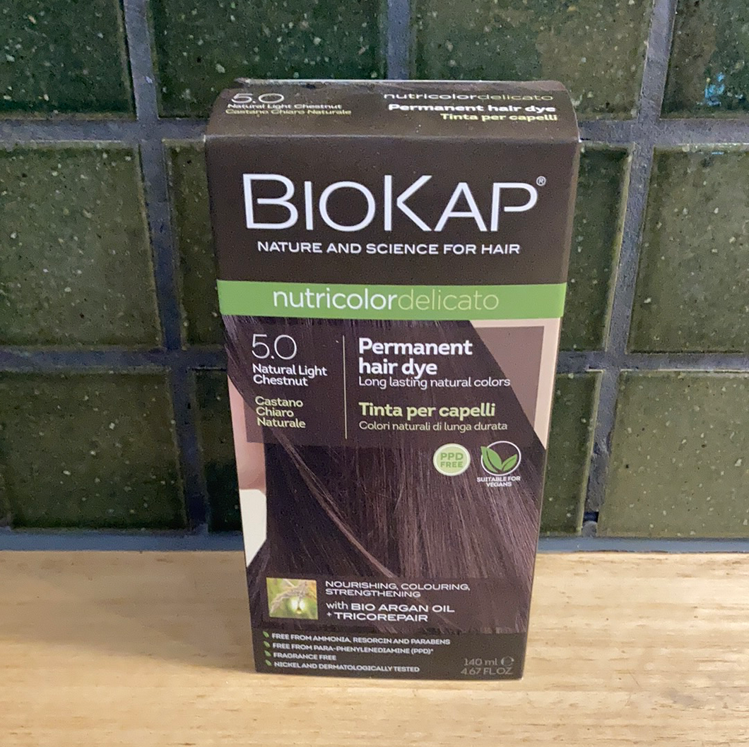Biokap Nutricolour Hair Dye Natural Light Chestnut 140ml